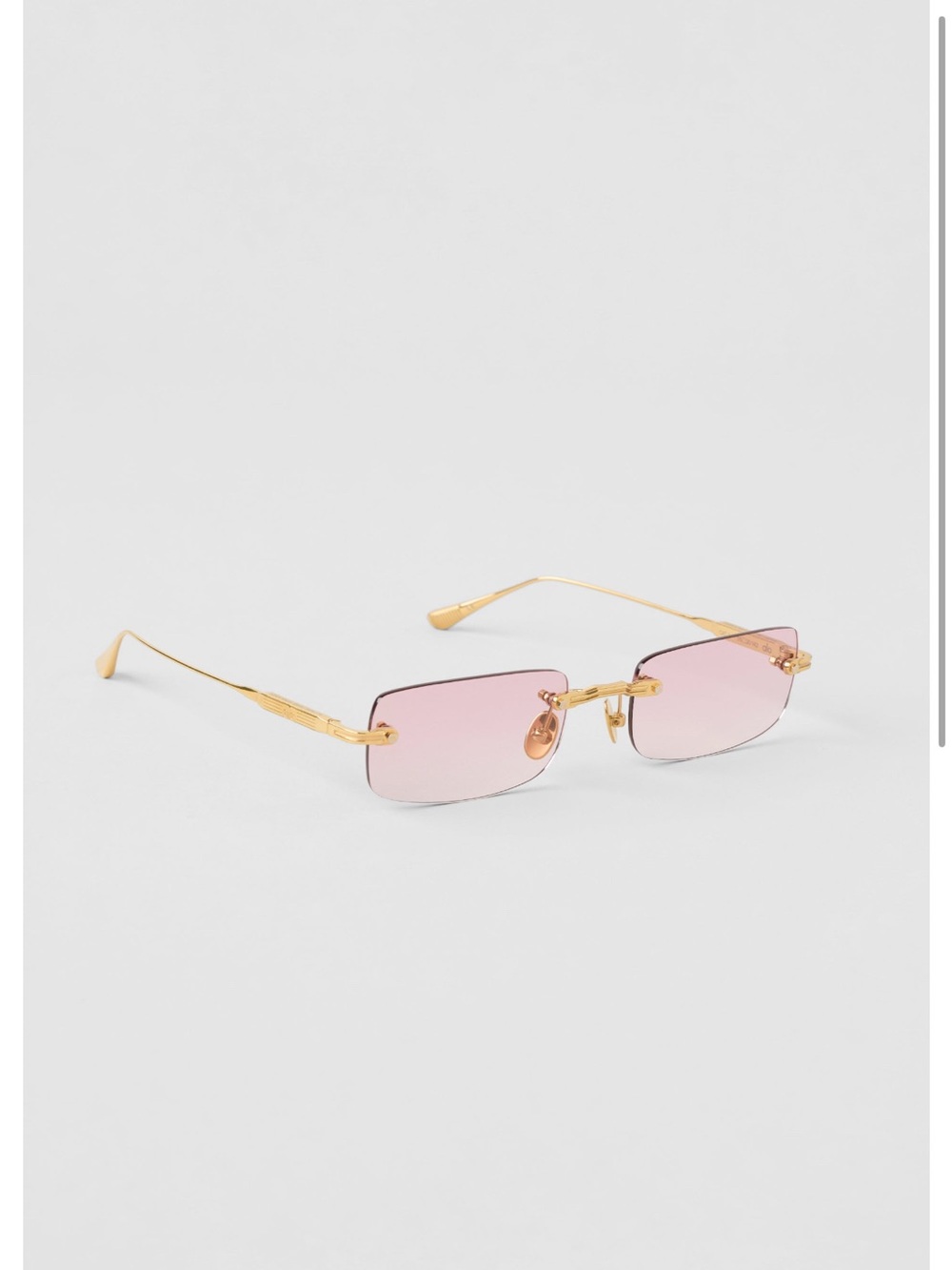 ALO Wire Sunglasses Gold/Pink Gradient